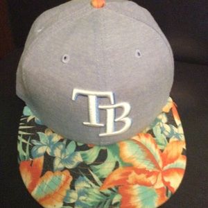 Tampa Bay Adjustable ball cap floral design